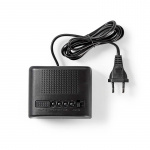 Nedis Digitalt Bord Vækkeur | LED | Snooze funktion | Sort