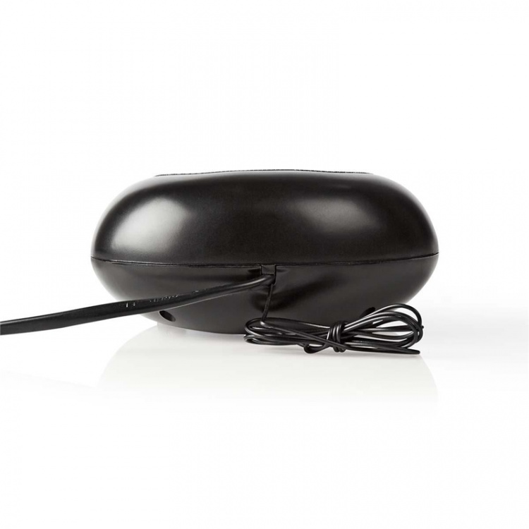 Nedis Digital vækkeur Radio | LED | AM / FM | Snooze funktion | Sleep timer | Antal alarmer: 2 | Sort