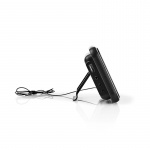 Nedis Digital vækkeur Radio | LED | 1x 3.5 mm Audio Input | Tidsprojektion | AM / FM | Snooze funktion | Sleep timer | Antal alarmer: 2 | Sort