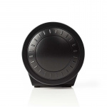 Nedis Digital vækkeur Radio | LED | Tidsprojektion | AM / FM | Snooze funktion | Sleep timer | Antal alarmer: 2 | Sort