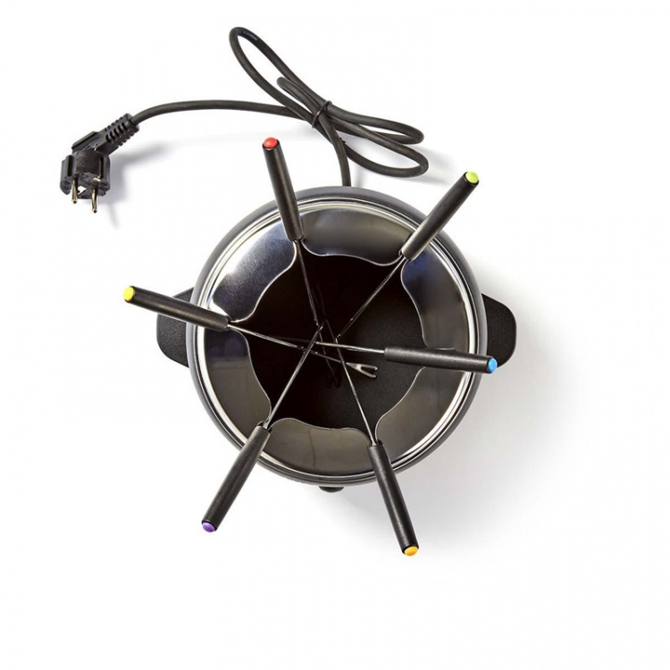 Nedis Fondue Set | 6 Personer | 2.3 l | Justerbar temperaturkontrol | 800 W | Cool berøringshåndtag | Skridsikker bund | Overophedningsbeskyttelse