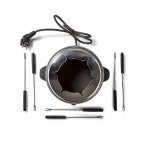Nedis Fondue Set | 6 Personer | 2.3 l | Justerbar temperaturkontrol | 800 W | Cool berøringshåndtag | Skridsikker bund | Overophedningsbeskyttelse