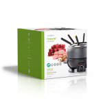 Nedis Fondue Set | 6 Personer | 2.3 l | Justerbar temperaturkontrol | 800 W | Cool berøringshåndtag | Skridsikker bund | Overophedningsbeskyttelse