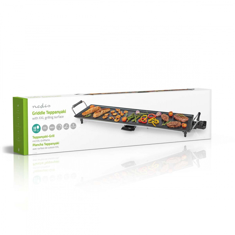 Nedis Teppanyaki Bord Grill | Bageplade (l x w): 90 x 23 cm | 5 Varmeindstillinger