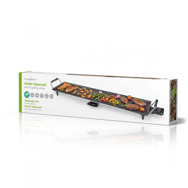 Nedis Teppanyaki Bord Grill | Bageplade (l x w): 90 x 23 cm | 5 Varmeindstillinger