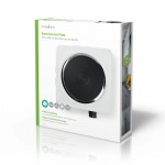 Nedis Elektrisk Kogeplade | Kogeplader: 1 | 1500 W | Overophedningsbeskyttelse | Hvid