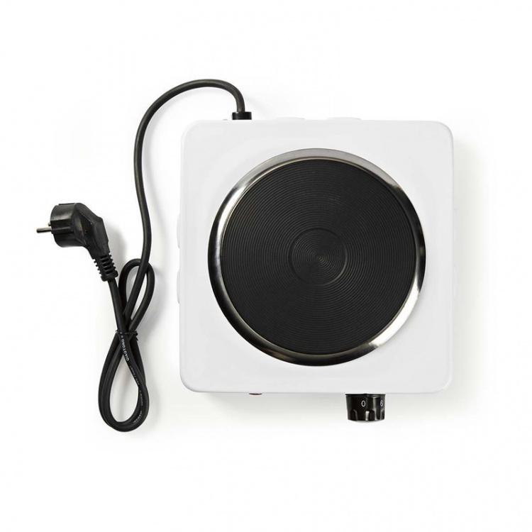 Nedis Elektrisk Kogeplade | Kogeplader: 1 | 1500 W | Overophedningsbeskyttelse | Hvid