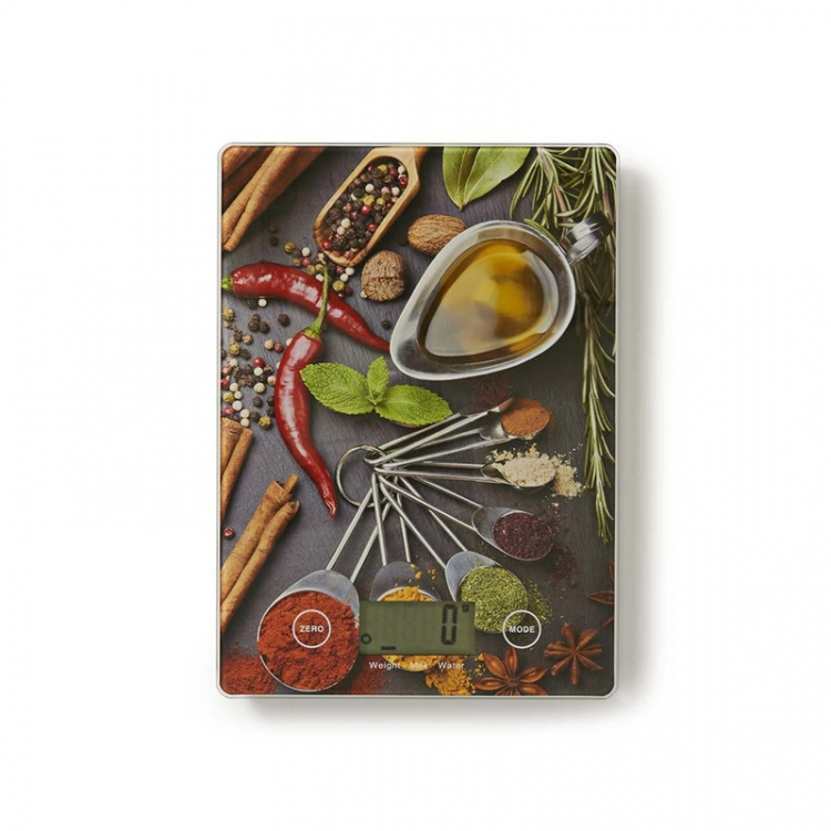 Nedis Køkkenvægt | Digital | Glas / Plastik | Flerfarvet