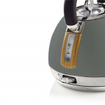 Nedis Elkedel | 1.8 l | Soft-Touch | Grå | Drejelig 360 grader | Skjult varmeelement | Strix®-controller | Beskyttelse mod kogetørring