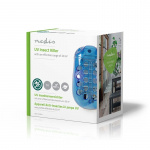 Nedis Myggefælde | 1 W | Lampe Type: LED Light | Effektiv rækkevidde: 20 m² | Blå / Hvid