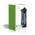 Nedis Myggefælde | 18 W | Lampe Type: 2G11 18W PL/BL | Effektiv rækkevidde: 150 m² | Sort