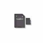 Nedis microSD-hukommelseskort | microSDXC | 64 GB | Skrivehastighed: 50 MB/s | Læs hastighed: 100 MB/s | UHS-I | SD adapter inkluderet