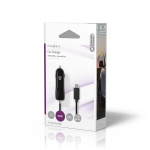 Nedis Biloplader | 15 W | 1x 3.0 A | Antal output: 1 | USB-C™ (Fixed) kabel | 1.00 m | Single Voltage Output