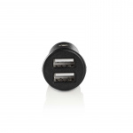 Nedis Biloplader | 24 W | 2x 2.4 A | Antal output: 2 | Porttype: 2x USB-A | | Single Voltage Output