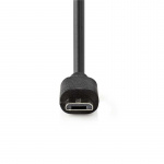 Nedis Biloplader | 12 W | 1x 2.4 A | Antal output: 1 | Micro USB (Fixed) kabel | 1.00 m | Single Voltage Output