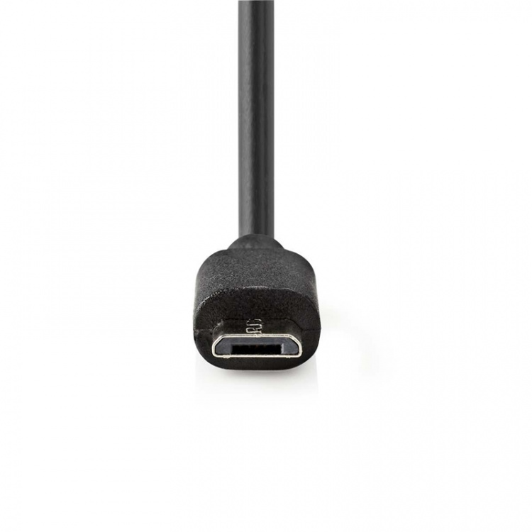 Nedis Biloplader | 12 W | 1x 2.4 A | Antal output: 1 | Micro USB (Fixed) kabel | 1.00 m | Single Voltage Output
