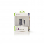 Nedis Biloplader | 12 W | 1x 2.4 A | Antal output: 1 | Micro USB (Fixed) kabel | 1.00 m | Single Voltage Output