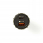 Nedis Biloplader | 48 W | 2x 3.0 A | Antal output: 2 | Porttype: USB-A / USB-C™ | | Automatisk Valgt Spænding
