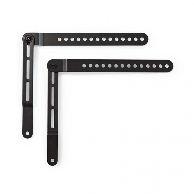 Nedis Soundbar Beslag | Kompatibel med: Universal | Fastmonteret på TV\'et | 10 kg | Roterede | Stål | Sort