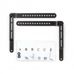 Nedis Soundbar Beslag | Kompatibel med: Universal | Fastmonteret på TV\'et | 10 kg | Roterede | Stål | Sort