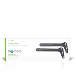 Nedis Soundbar Beslag | Kompatibel med: Universal | Fastmonteret på TV\'et | 15 kg | Fast | Stål | Sort