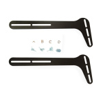 Nedis Soundbar Beslag | Kompatibel med: Universal | Fastmonteret på TV\'et | 15 kg | Fast | Stål | Sort