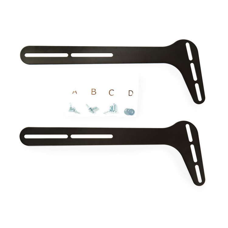 Nedis Soundbar Beslag | Kompatibel med: Universal | Fastmonteret på TV\'et | 15 kg | Fast | Stål | Sort