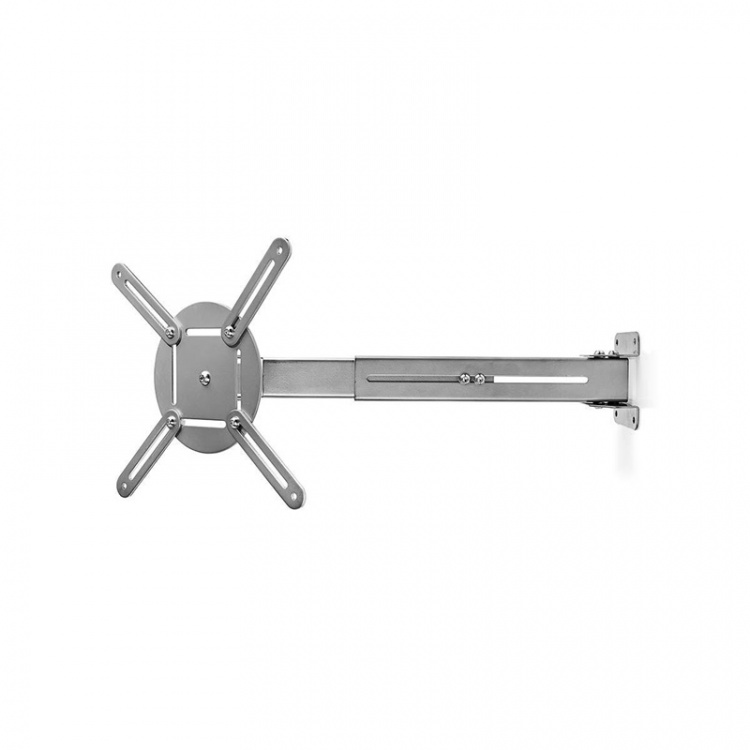 Nedis Projektor Beslag | Fuldt Bevægeligt | 10 kg | Kan drejes | Vipbar | Stål | Sølv