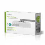 Nedis Projektor Beslag | Fuldt Bevægeligt | 10 kg | Kan drejes | Vipbar | Stål | Sølv