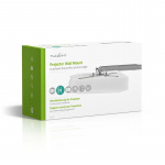 Nedis Projektor Beslag | Fuldt Bevægeligt | 10 kg | Kan drejes | Vipbar | Stål | Sølv