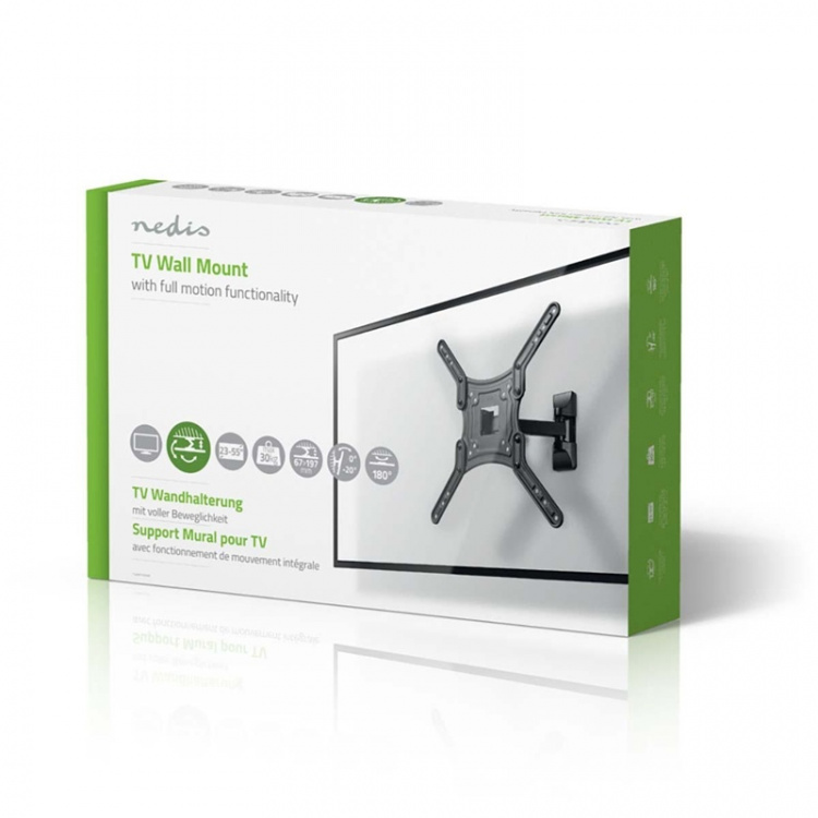 Nedis Fuld Motion TV Vægbeslag | 23 - 55 