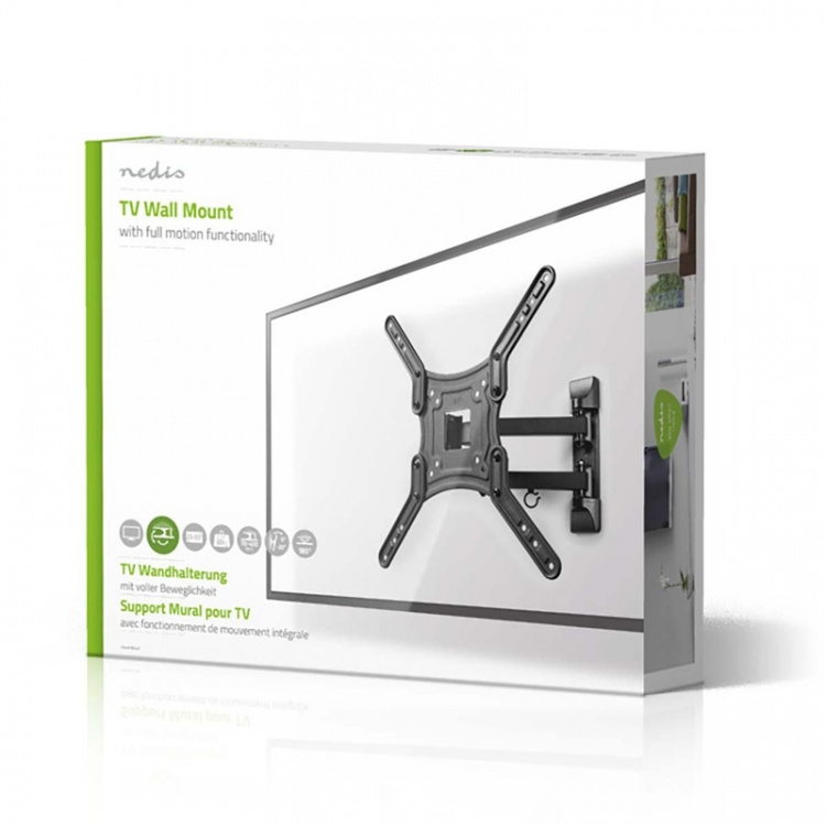 Nedis Fuld Motion TV Vægbeslag | 23 - 55 