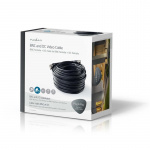 Nedis CCTV Overvågningskabel | BNC / DC | 20.0 m | Runde | PVC | Sort | Gaveæske