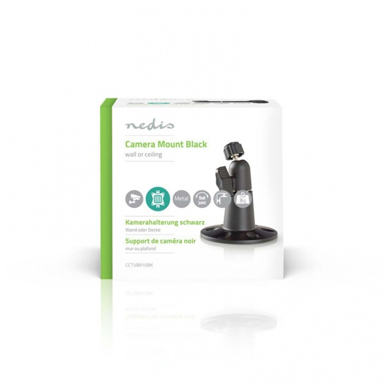 Nedis Kamera Mount | Vippevinkel: 90 ° | Maksimal vægt: 3 kg | Stål | Sort