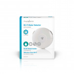 Nedis SmartLife Vand Detektor | Wi-Fi | Batteri | Udvidelse inkluderet | Maks. batteritid: 24 måned | 50 dB | Hvid