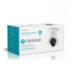 Nedis SmartLife udendørskamera | Full HD 1080p | Pan tilt | IP65 | Cloud Storage (mulighed) / Internal 16GB | 12 V DC | Med bevægelsessensor | Nattesyn | Hvid