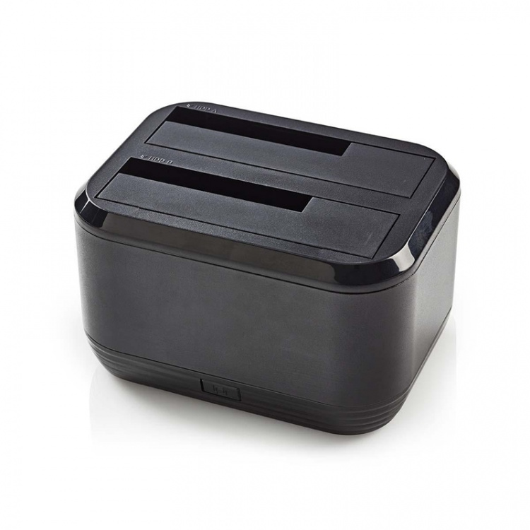 Nedis Harddisk Dockingstation | USB 3.0 | USB Type-A | 2 Diske | 2.5 / 3.5 
