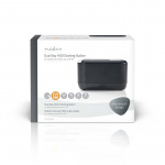 Nedis Harddisk Dockingstation | USB 3.0 | USB Type-A | 2 Diske | 2.5 / 3.5 