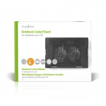 Nedis Stander til Notebook | Antal ventilatorer: 2 | USB Drevet | Antal vinkler: 4 | 18 