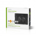 Nedis Stander til Notebook | Antal ventilatorer: 2 | USB Drevet | Antal vinkler: 4 | 18 