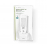 Nedis Orientering LED Lys og Torch | Strømforsyning | 220 - 240 V AC 50 Hz | 1.30 W | Opladningsbar | Nominel lysstrøm: 37 lm | Lysområde: 3 m | Stråler Vinkel: 71 ° | LED Lygte