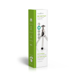 Nedis Stativ | Maksimal belastningskapacitet: 0.8 kg | Minimum arbejdshøjde: 11 cm | Maksimal arbejdshøjde: 14.5 cm | 1 Segment | Kuglehoved | Rejsetaske inkluderet | ABS / Stål | Sølv