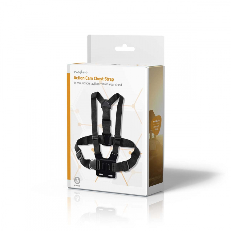 Nedis Action Cam Mount | Bryst | Sort