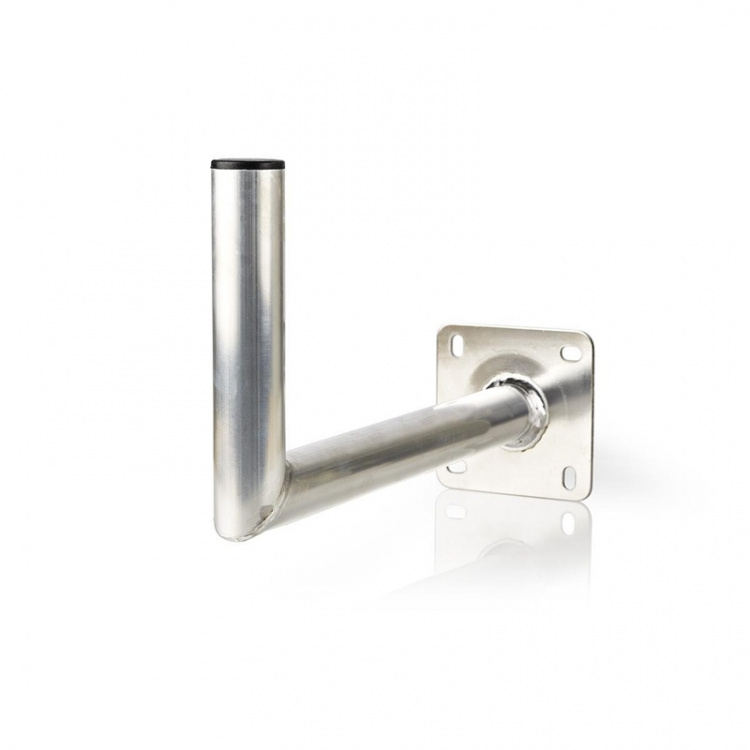 Nedis Satellit Vægbeslag | Afstand til Væg: 450 mm | Diameterklemme: 50 mm | Maksimal størrelse: 100 cm | Aluminium | Sølv