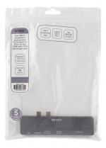 DELTACO Dual USB-C dock for MacBook Pro 2016, Thunderbolt 3, 100W USB-