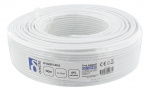 DELTACO 2x15mm Speaker cable, 50m, OFC pure copper, white
