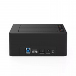 Two bay HDD/SSD docking station, USB 3.0 Gen, black