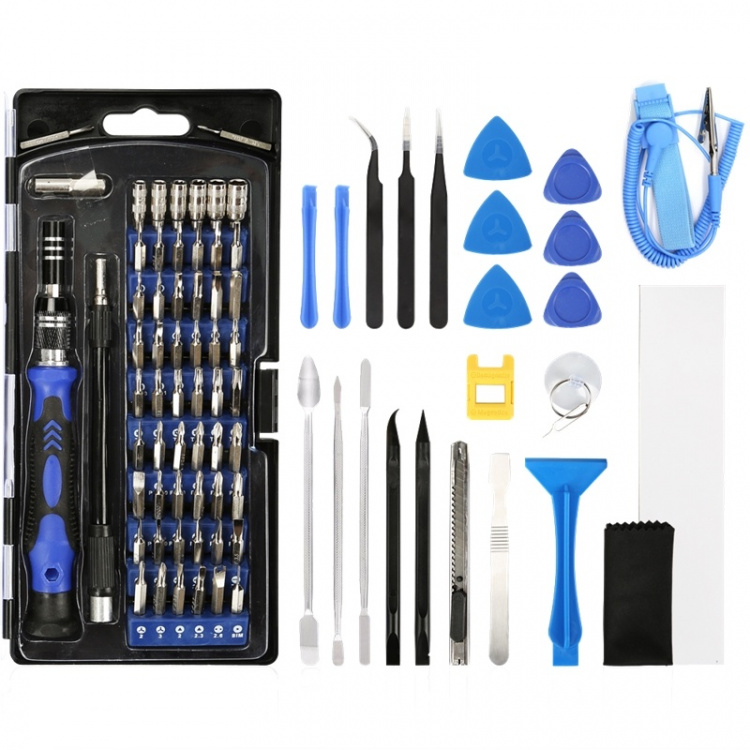 Universal Professional repair set, 85 parts, multi-purpose, stainless