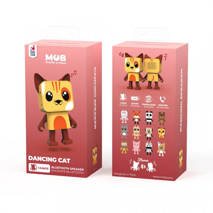 Mobility On Board Højttaler Trådløs Dansende Kat