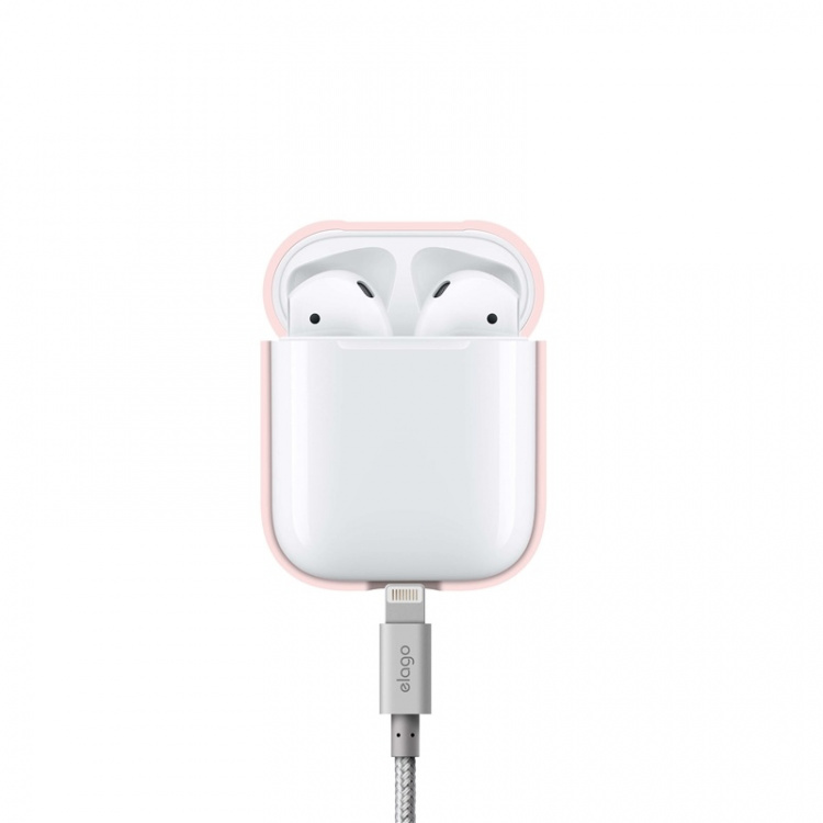 Elago Beskyttelses Etui til Airpod m/Karabin Rosa